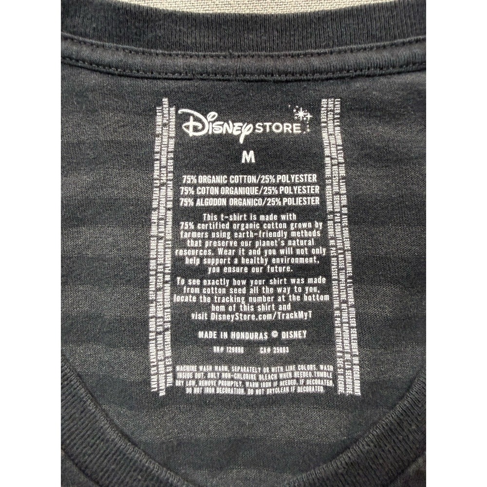 Disney Store Mickey Walt Disney Studios Striped T-Shirt Size Medium - Picture 3 of 3